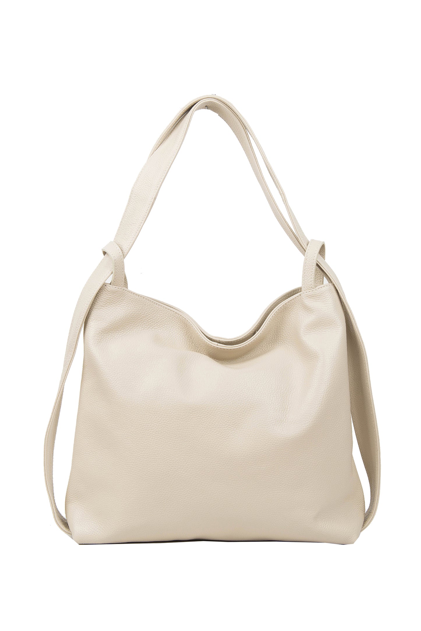 BORSA AMELIA IN PELLE BEIGE