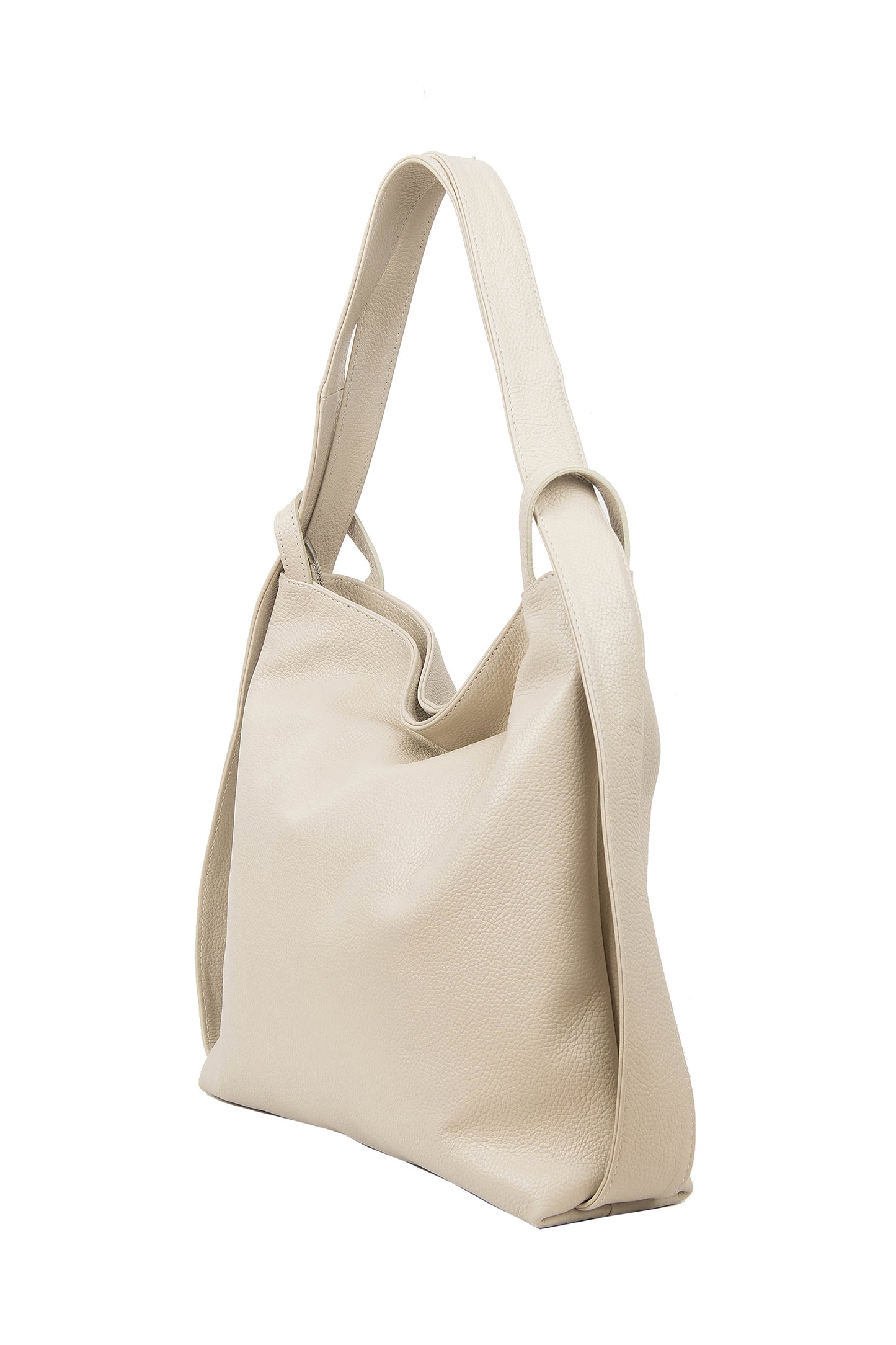 BORSA AMELIA IN PELLE BEIGE