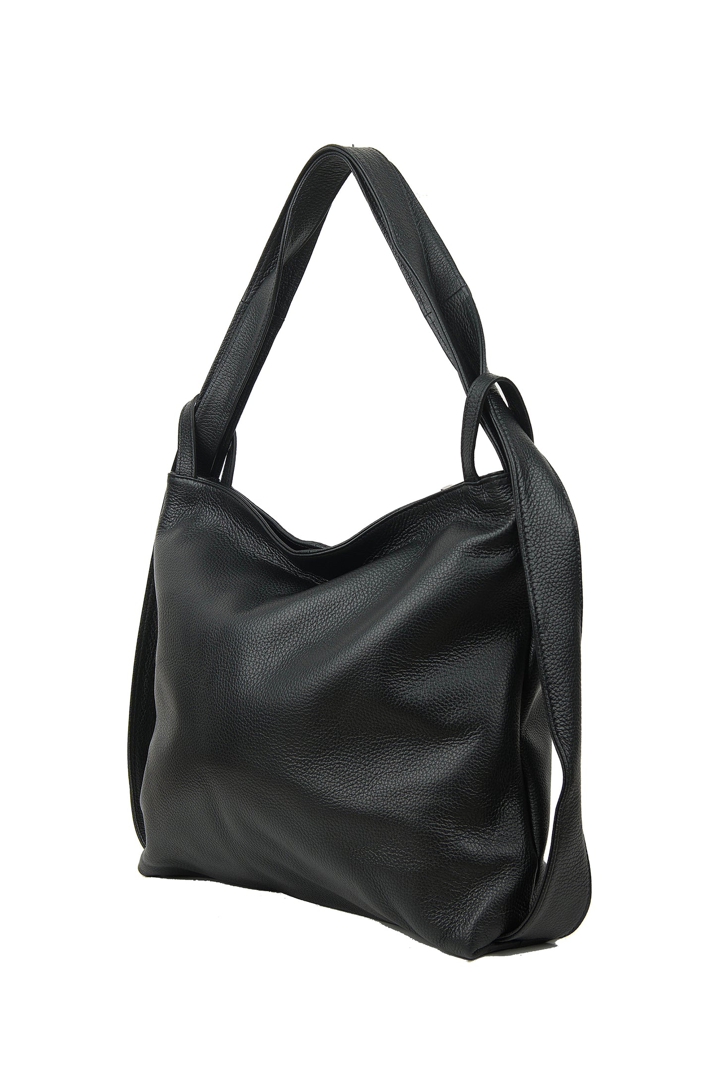 BORSA AMELIA IN PELLE NERA