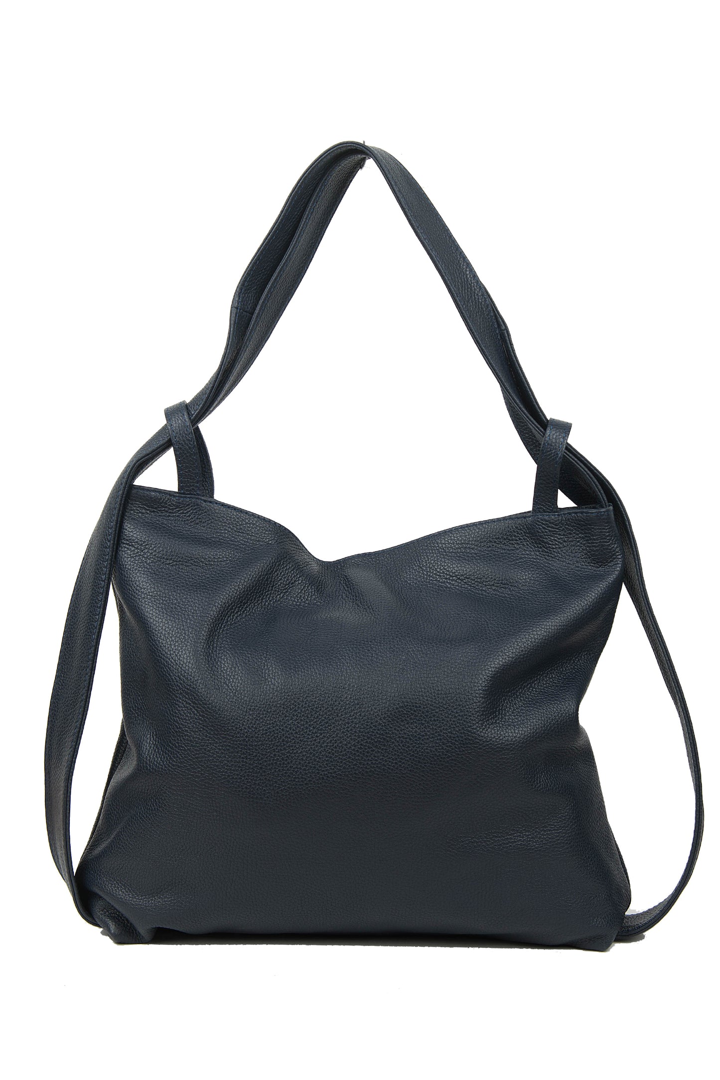 BORSA AMELIA IN PELLE BLU NOTTE