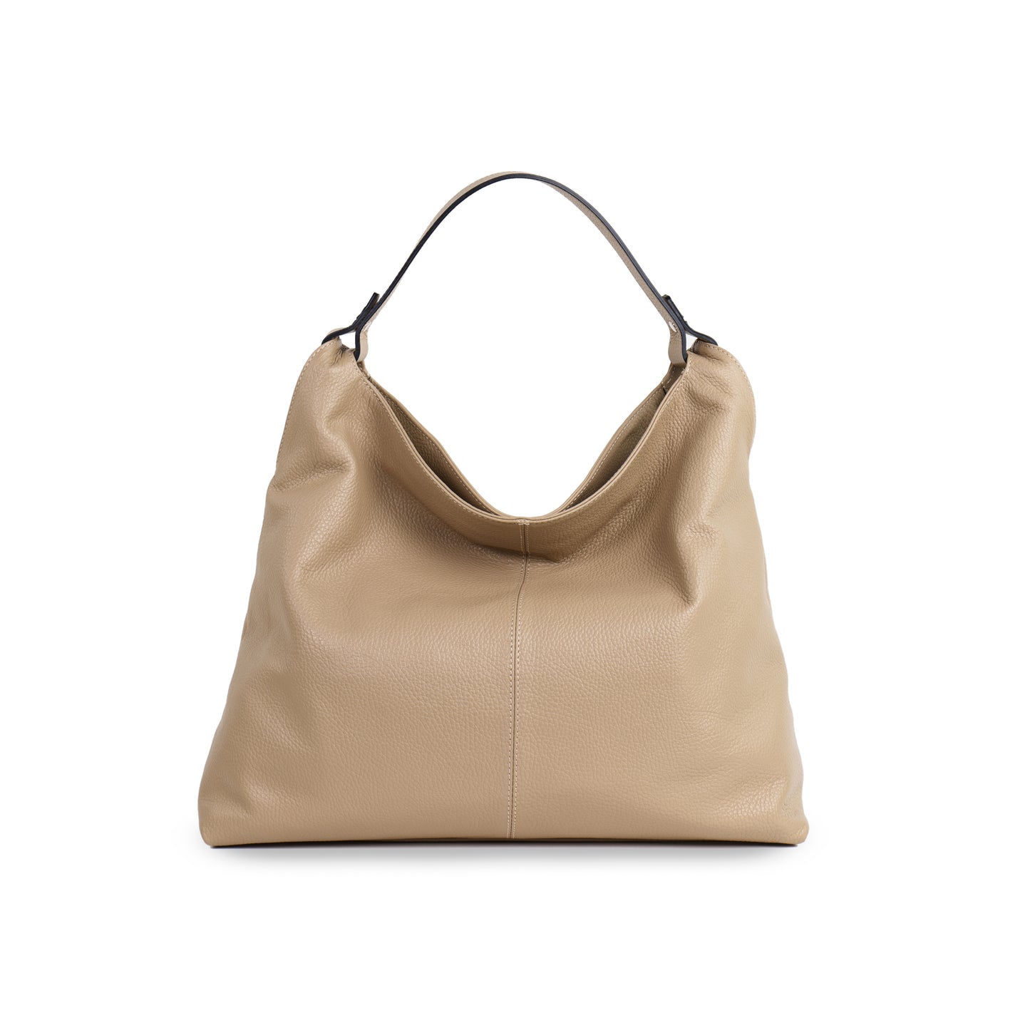 BORSA ATENA IN PELLE TAUPE