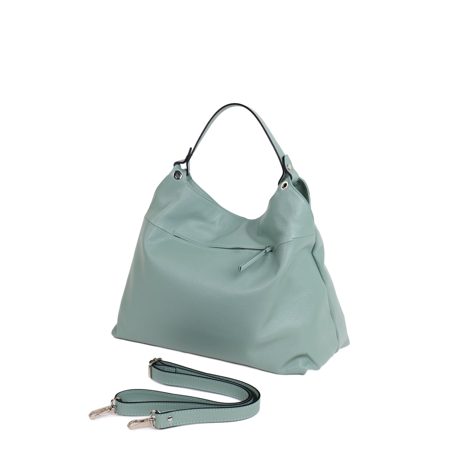 BORSA ATENA IN PELLE MENTA