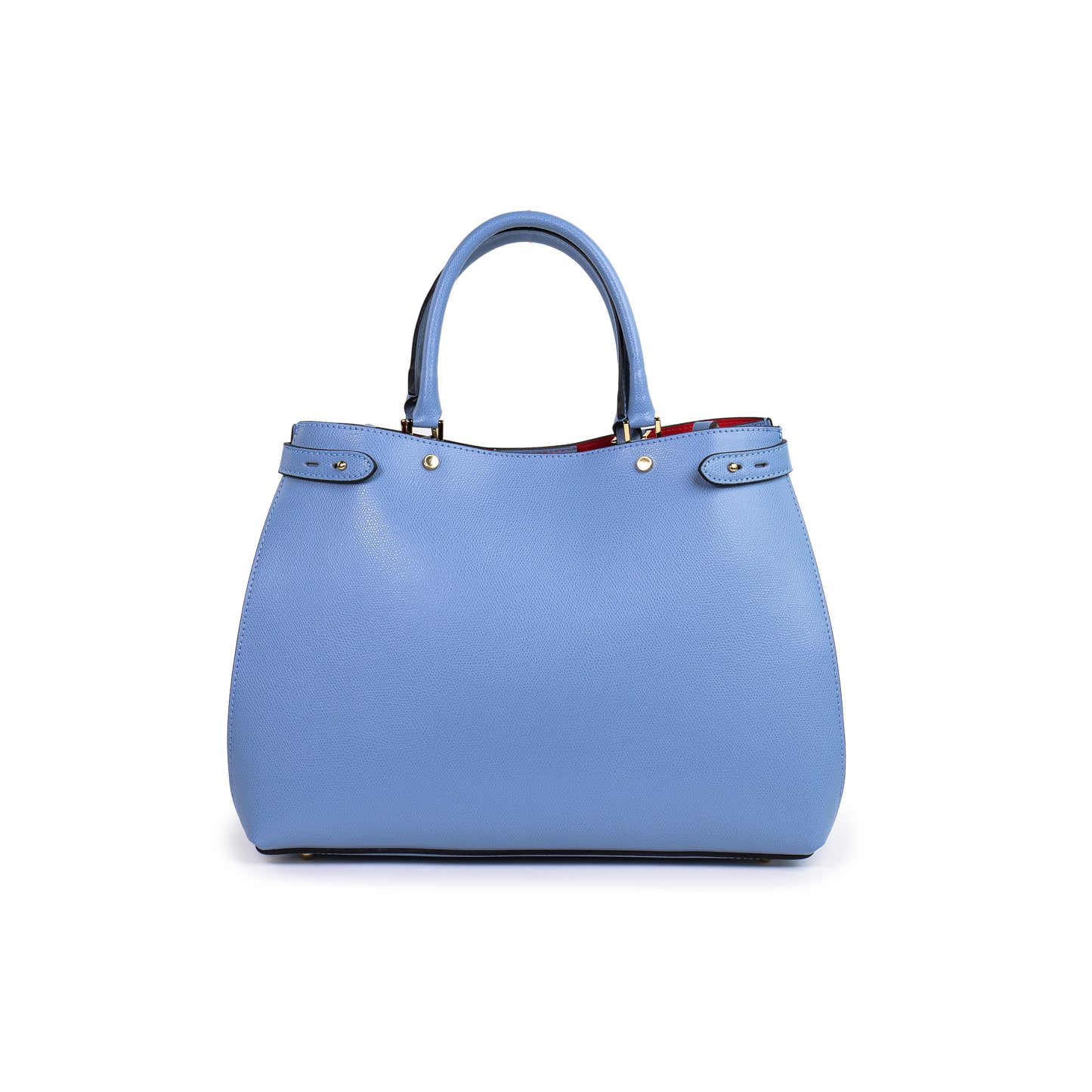 BORSA POLLY IN PELLE CELESTE