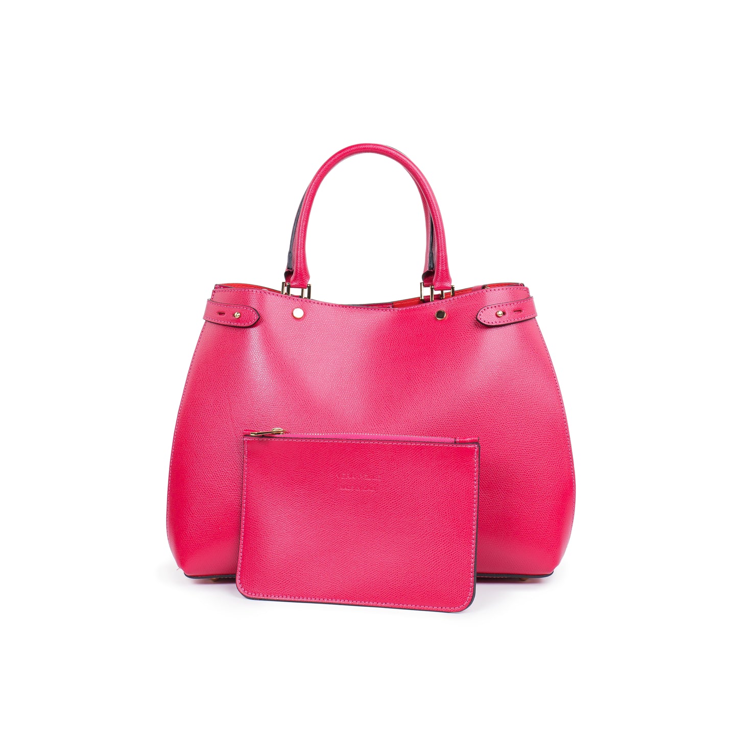 BORSA POLLY IN PELLE FUCSIA