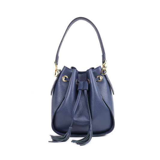 BORSA ROXENNE IN PELLE BLU