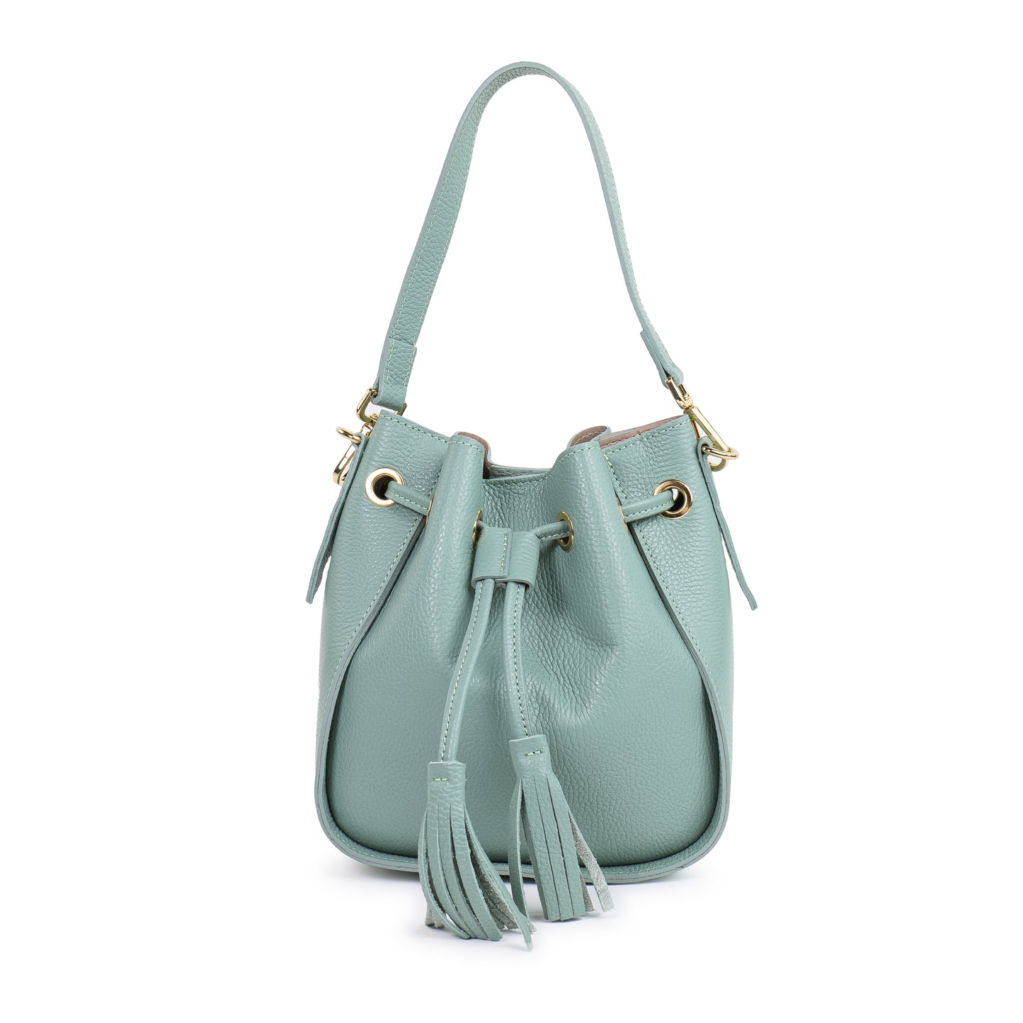 BORSA ROXENNE IN PELLE VERDE MENTA