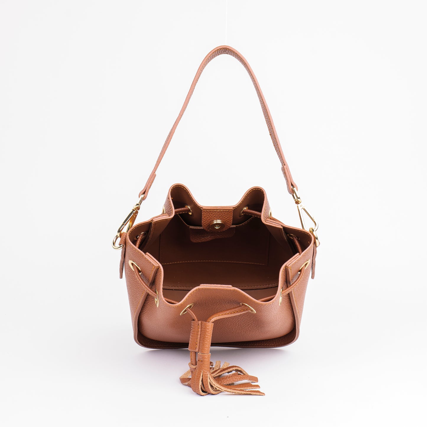 BORSA ROXENNE IN PELLE CUOIO