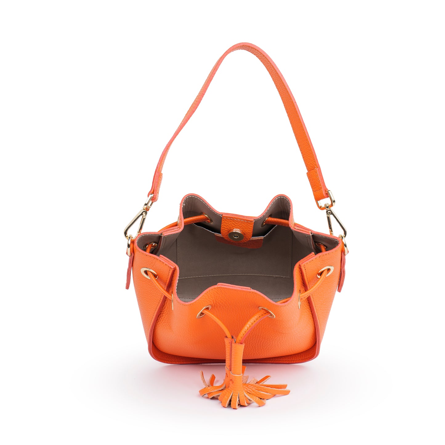 BORSA ROXENNE IN PELLE ARANCIONE