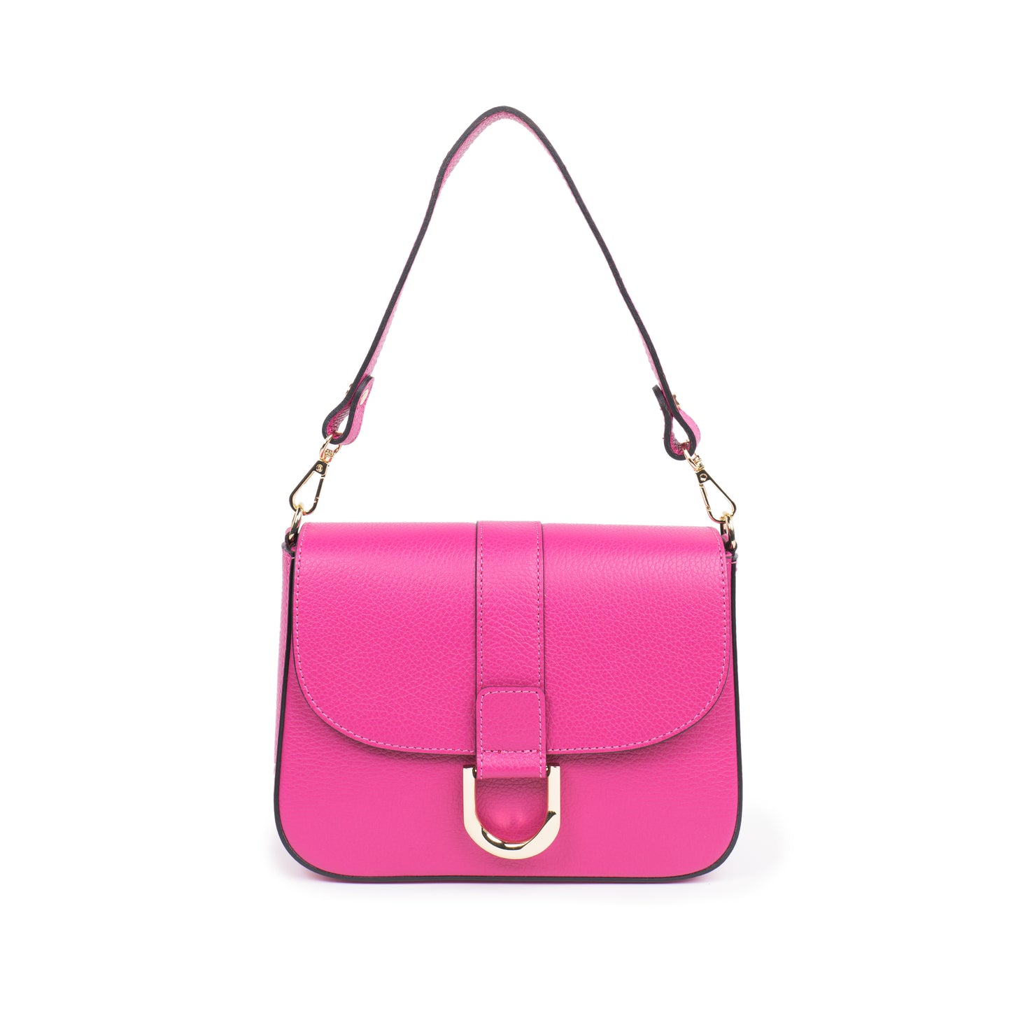 BORSA SCARLET IN PELLE FUCSIA