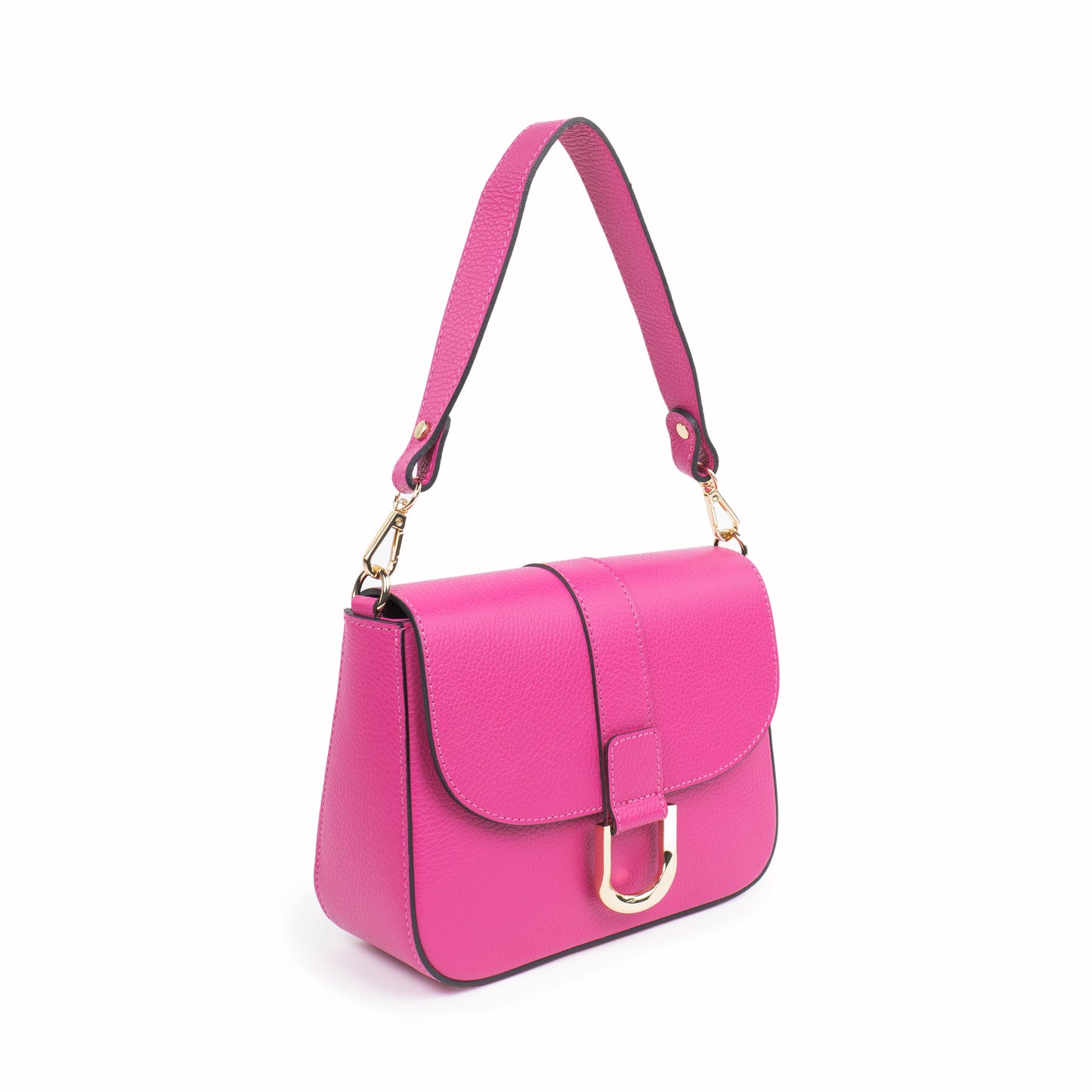 BORSA SCARLET IN PELLE FUCSIA