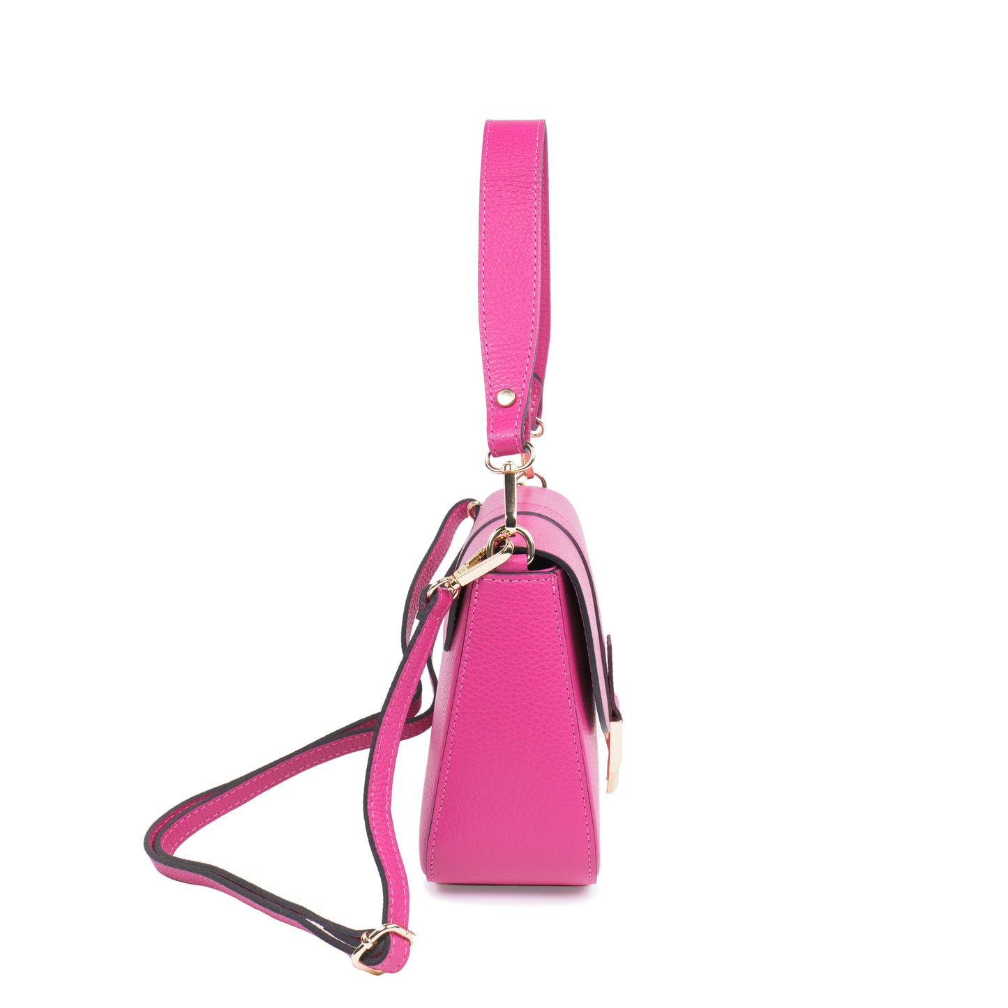 BORSA SCARLET IN PELLE FUCSIA