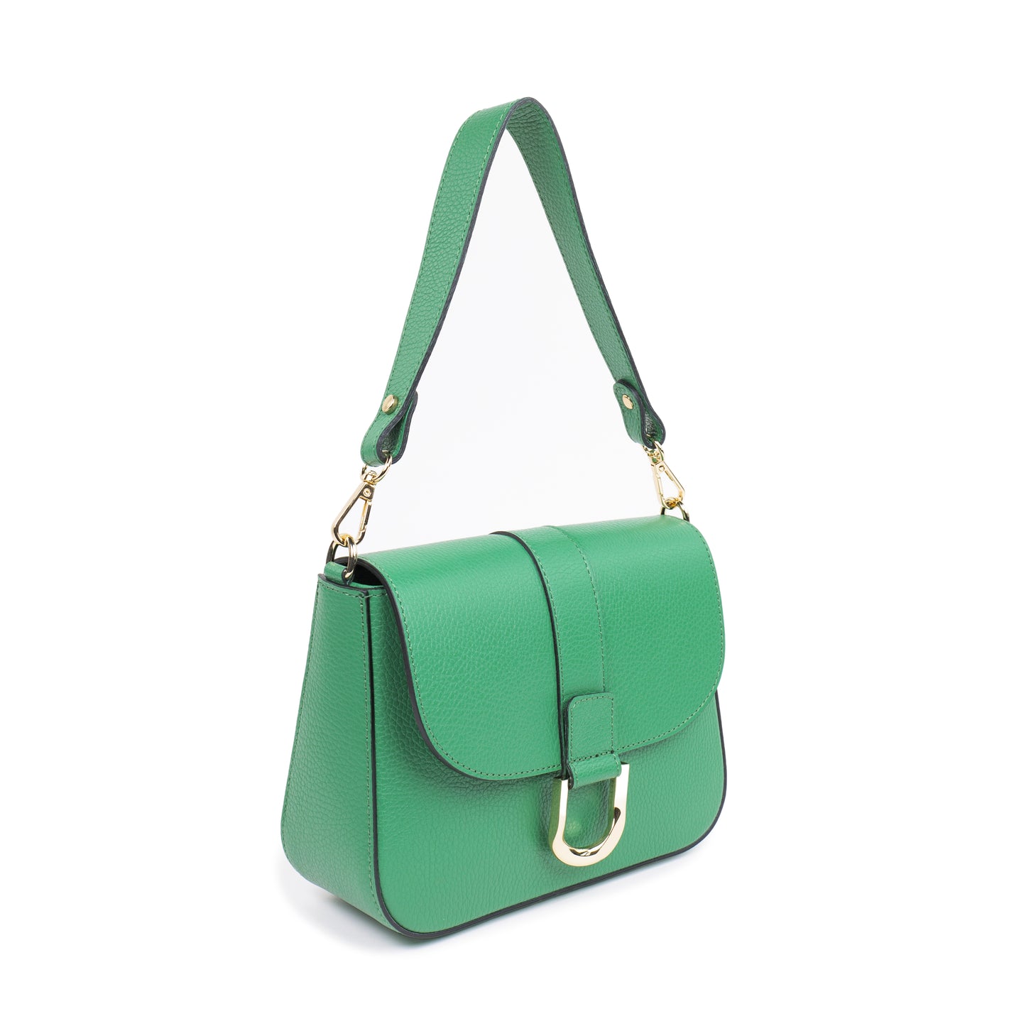 BORSA SCARLET IN PELLE VERDE