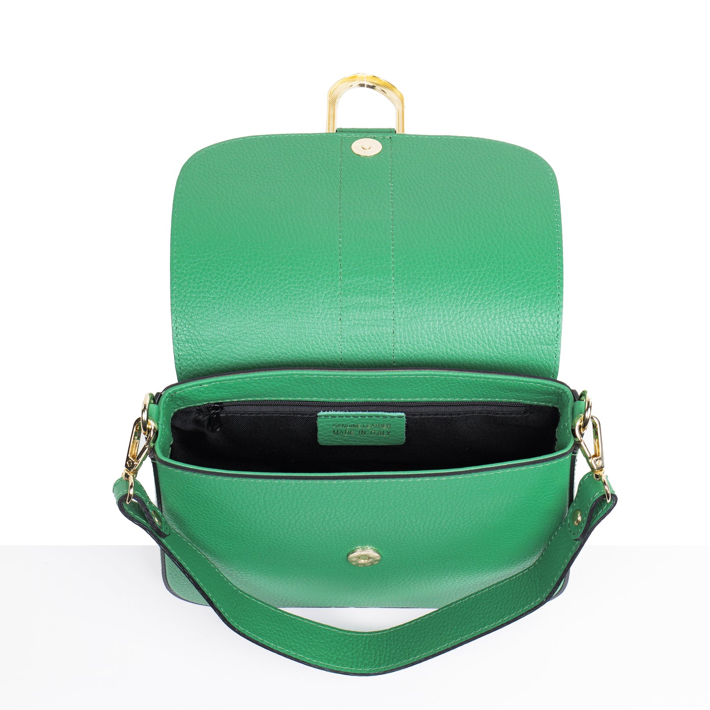 BORSA SCARLET IN PELLE VERDE