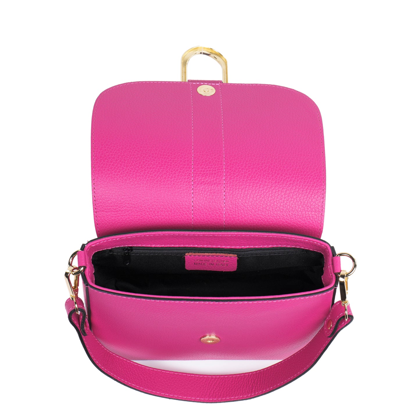 BORSA SCARLET IN PELLE FUCSIA