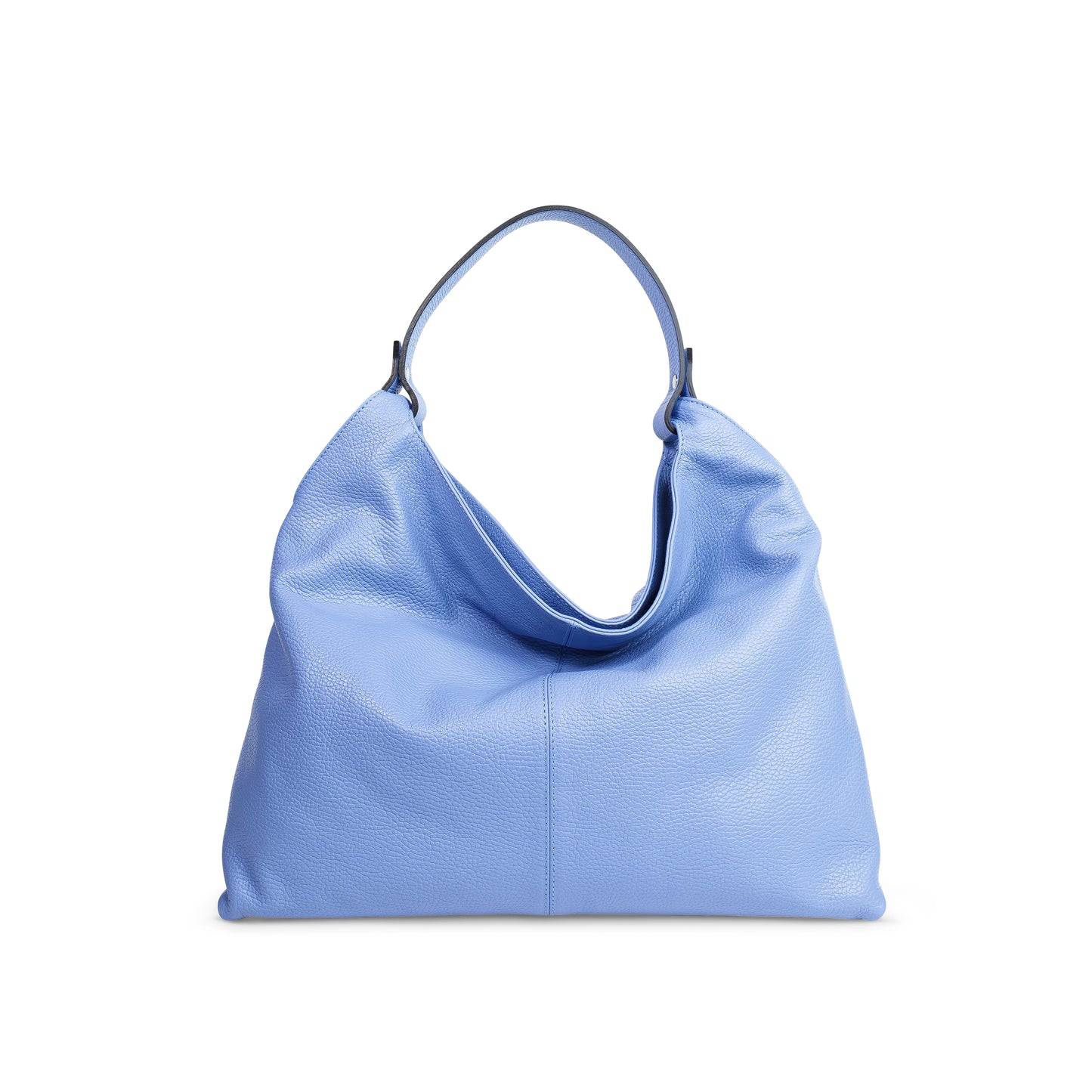 BORSA ATENA IN PELLE AZZURRO