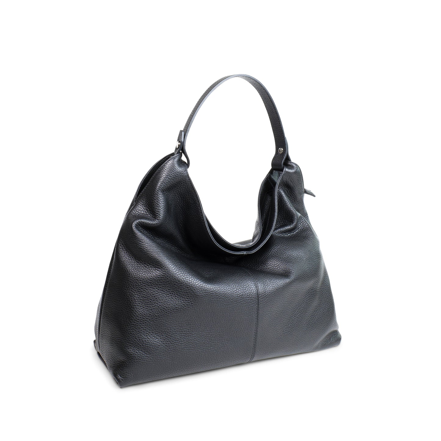 BORSA ATENA IN PELLE NERO