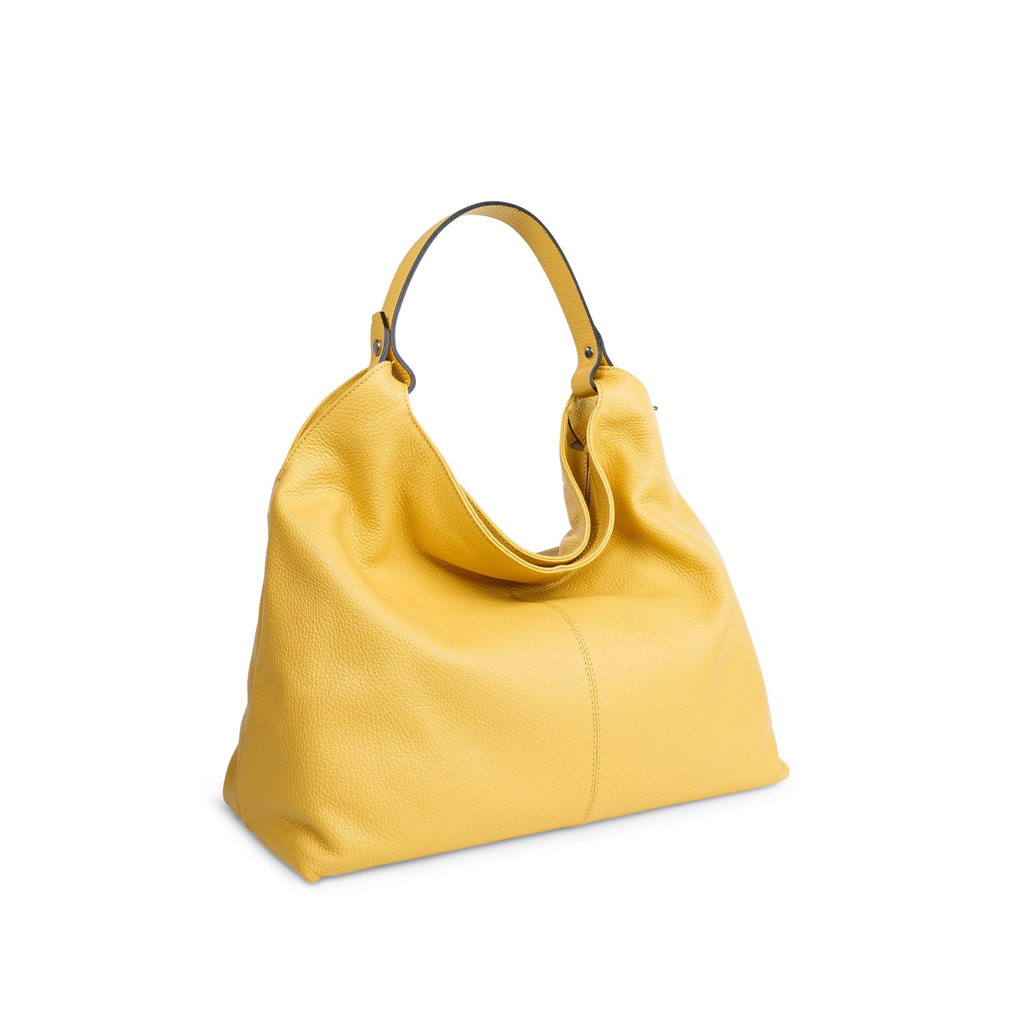 BORSA ATENA IN PELLE GIALLO