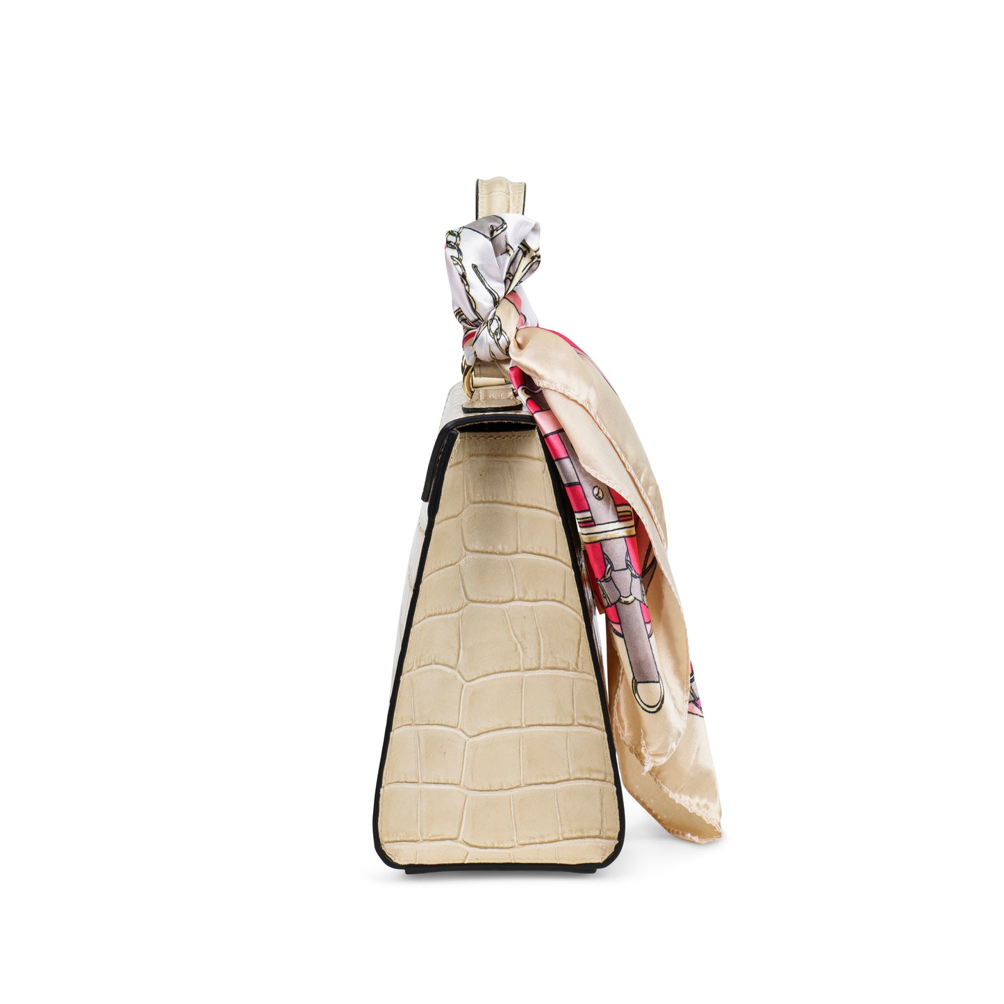 BORSA HAZEL IN PELLE COCCO BEIGE