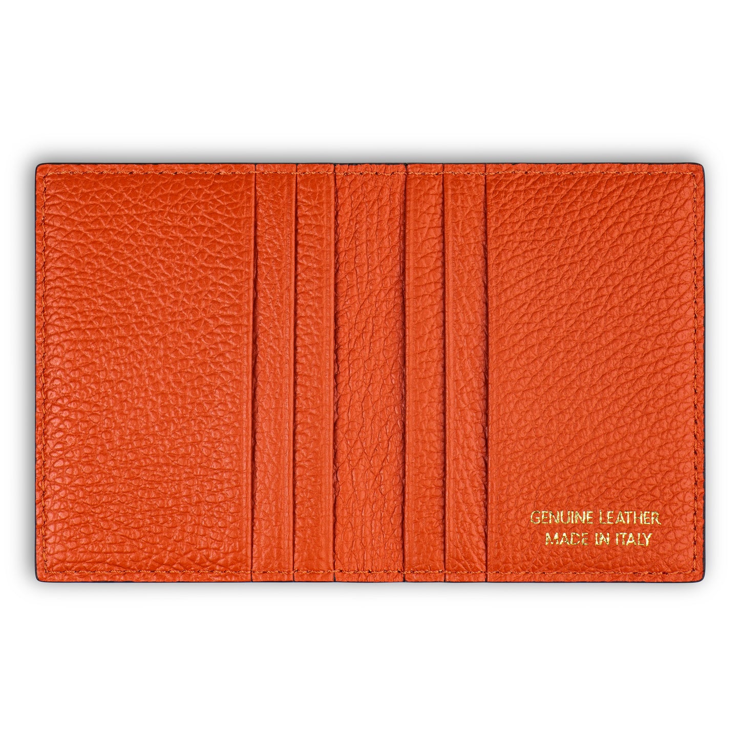 PORTACARTE HARPER IN VERA PELLE ARANCIO