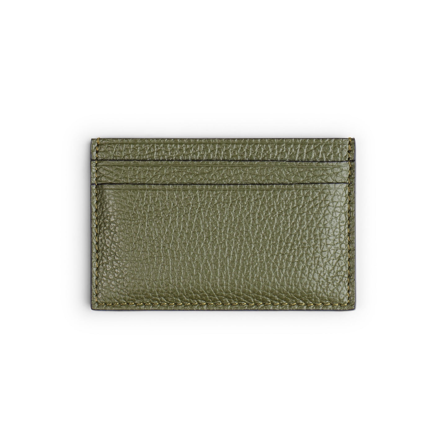 PORTACARTE DIXIE IN VERA PELLE VERDE MILITARE