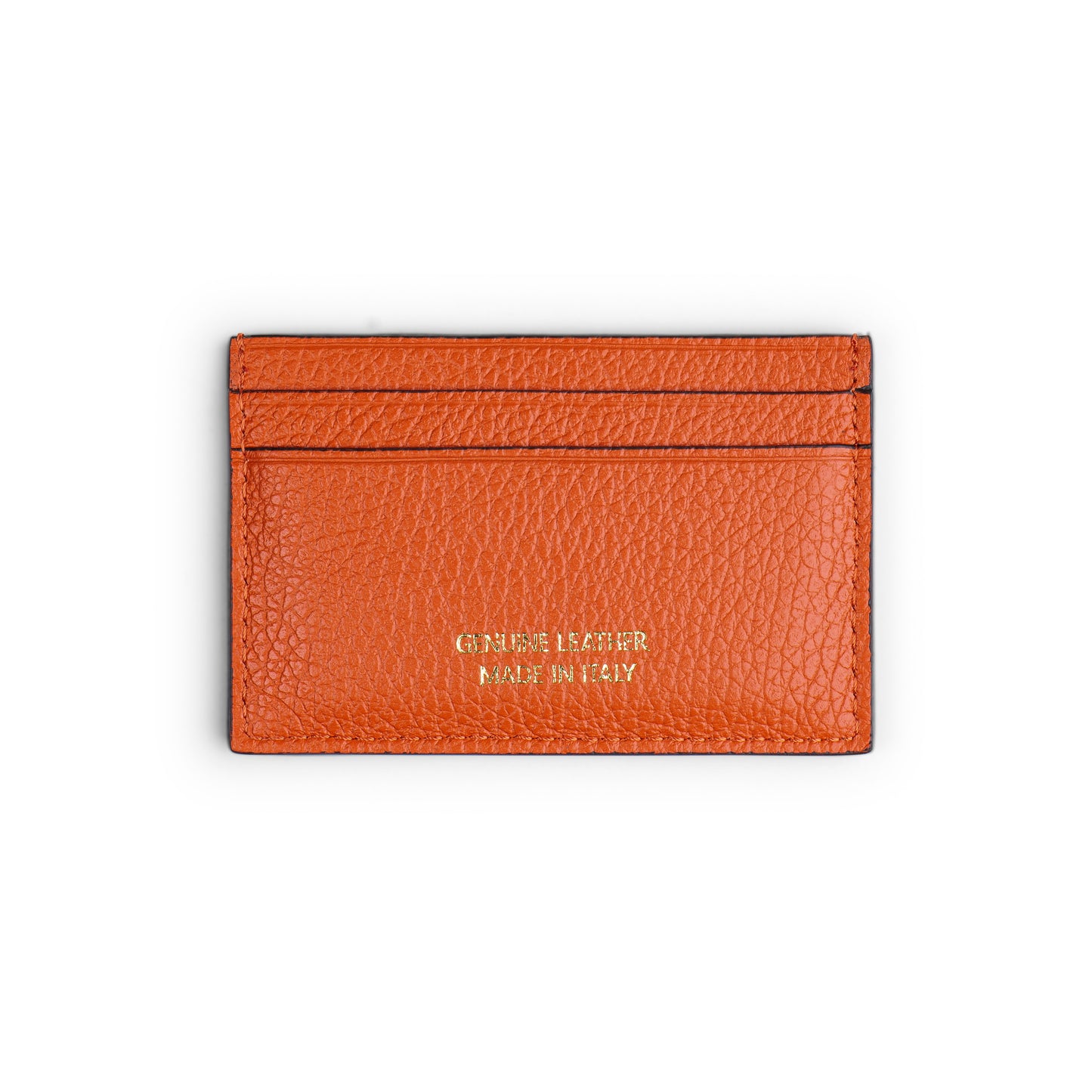 PORTACARTE DIXIE IN VERA PELLE ARANCIONE