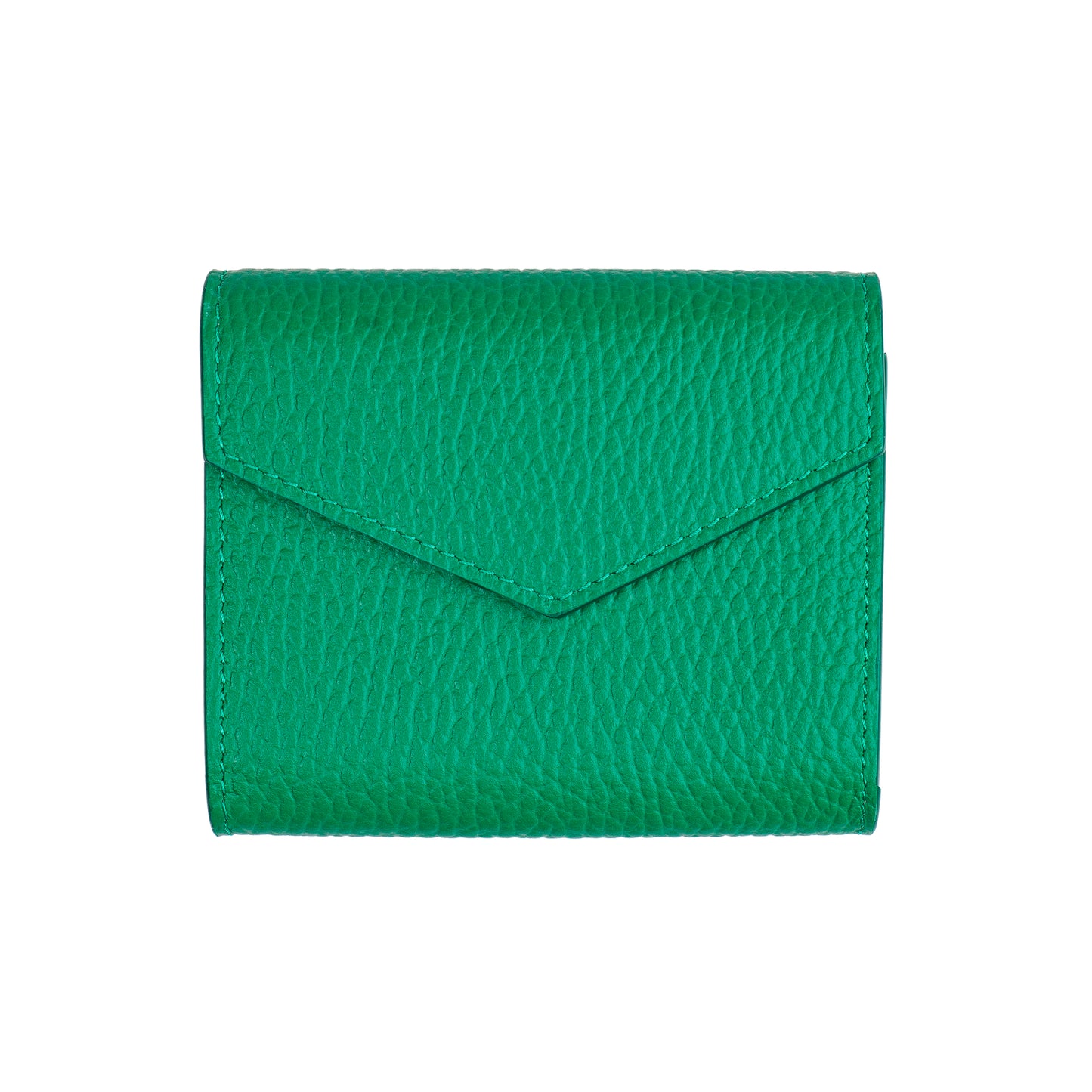 PORTACARTE IRIS IN VERA PELLE VERDE