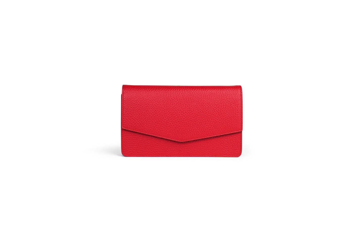 BORSA  KETTY  IN VERA PELLE ROSSO