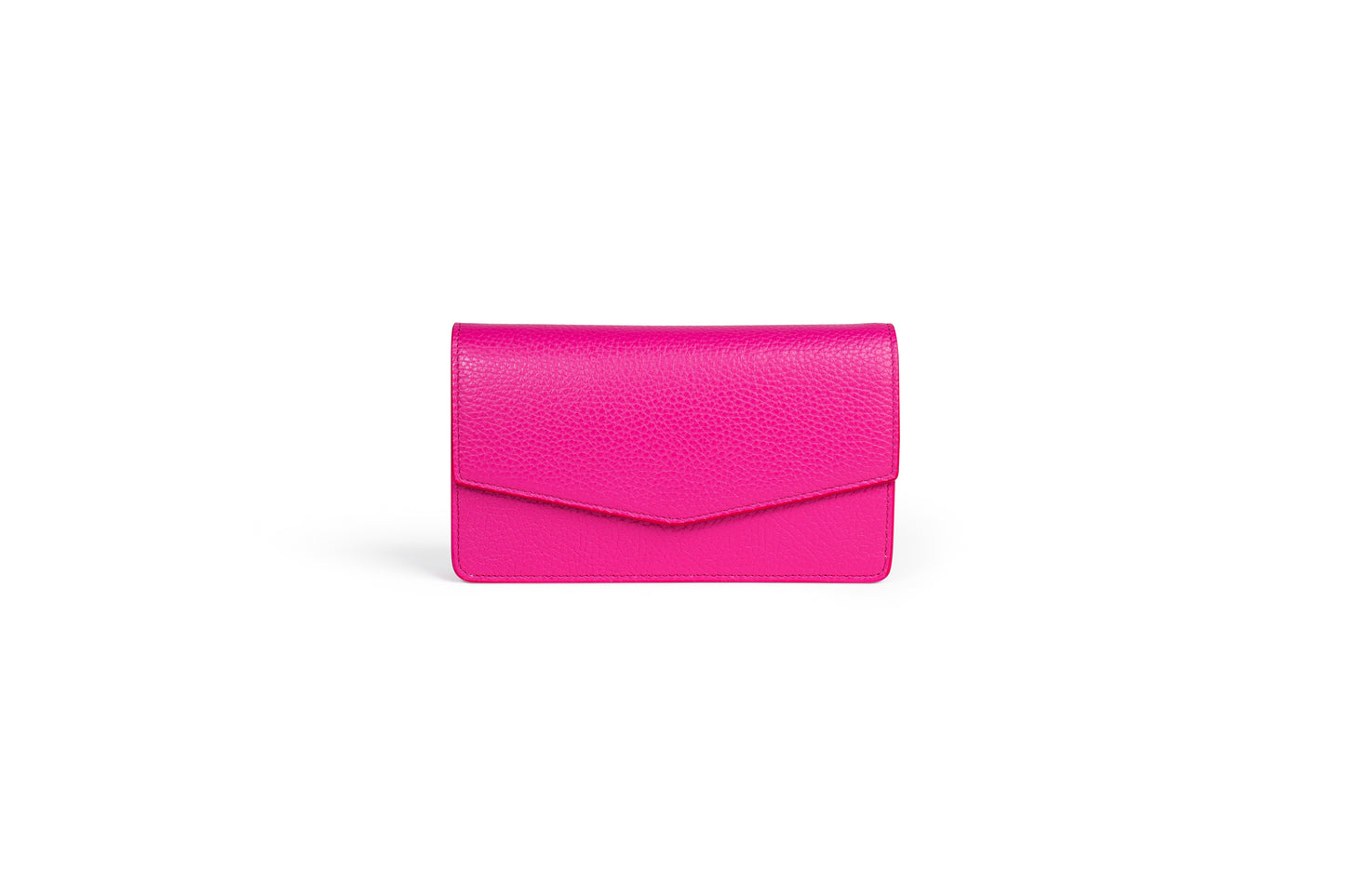 BORSA  KETTY  IN VERA PELLE FUXIA