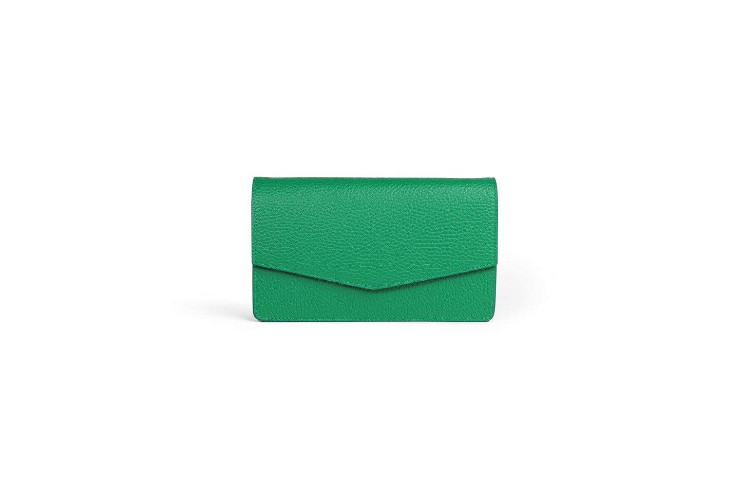 BORSA KETTY IN VERA PELLE VERDE