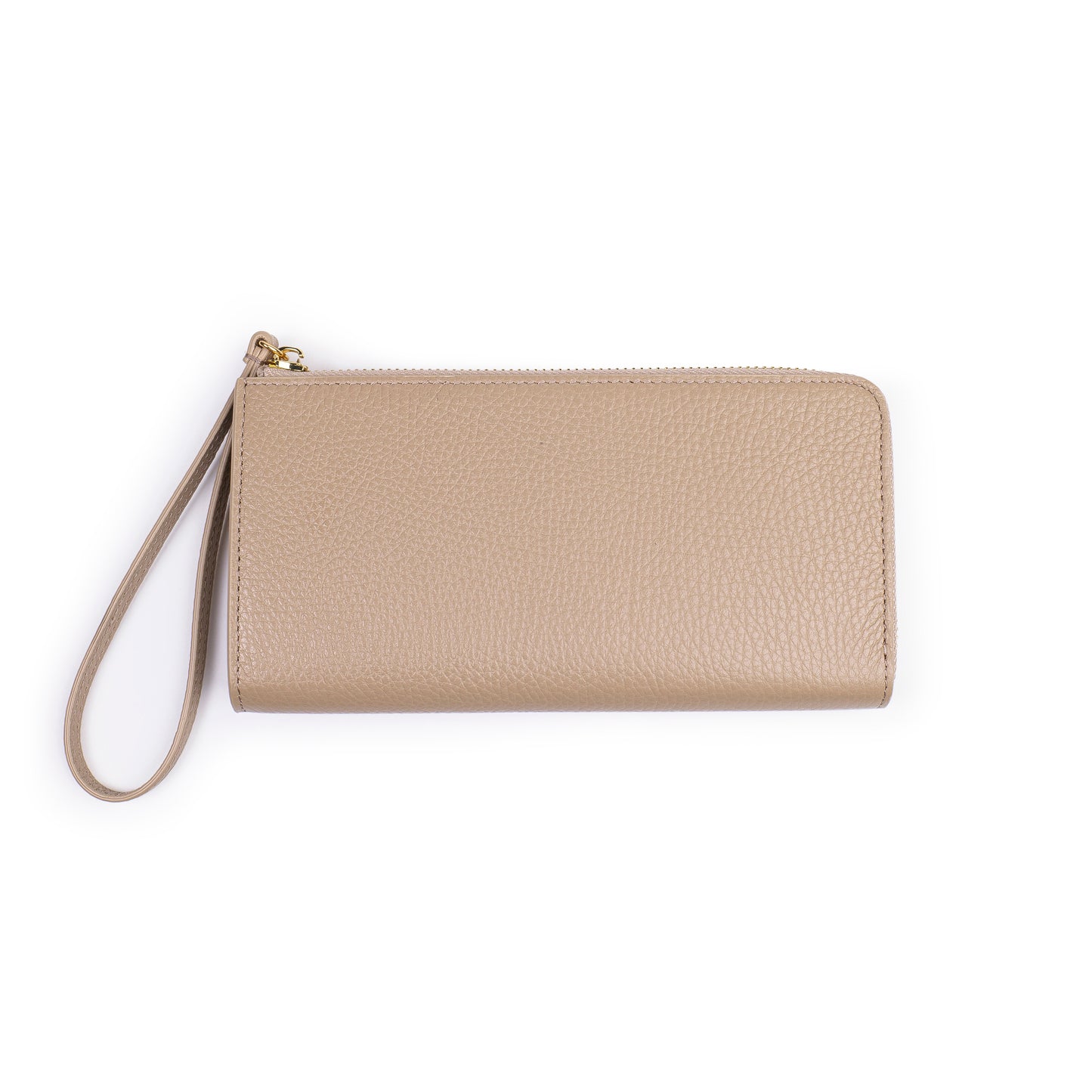 PORTAFOGLIO TRACY IN VERA PELLE TAUPE
