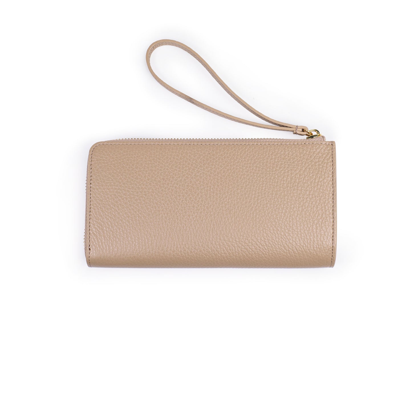 PORTAFOGLIO TRACY IN VERA PELLE TAUPE