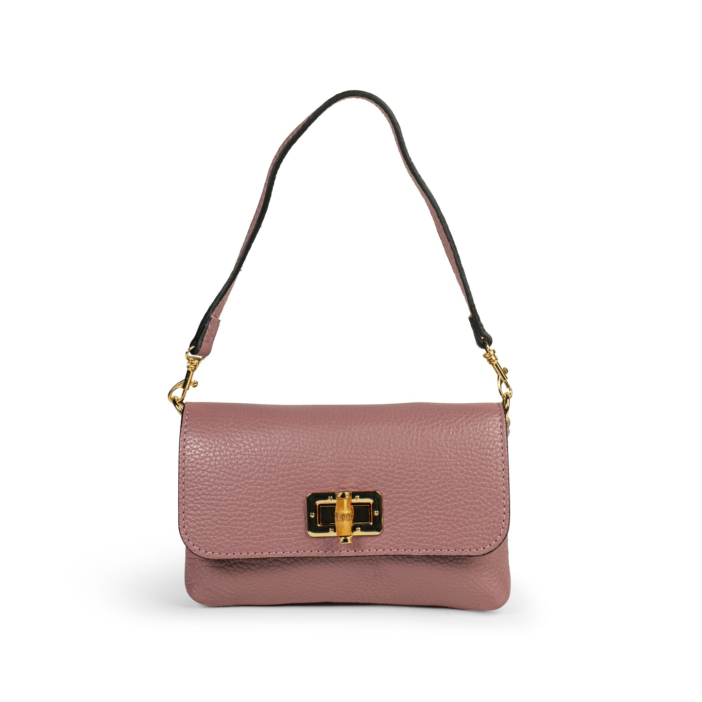 BORSA VICKY IN VERA PELLE ROSA ANTICO