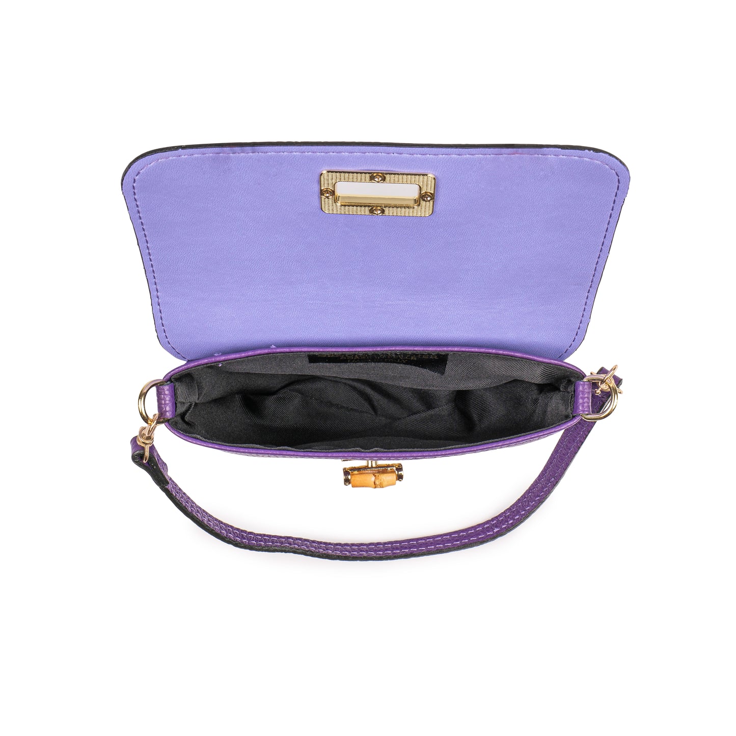 BORSA VICKY IN VERA PELLE VIOLA
