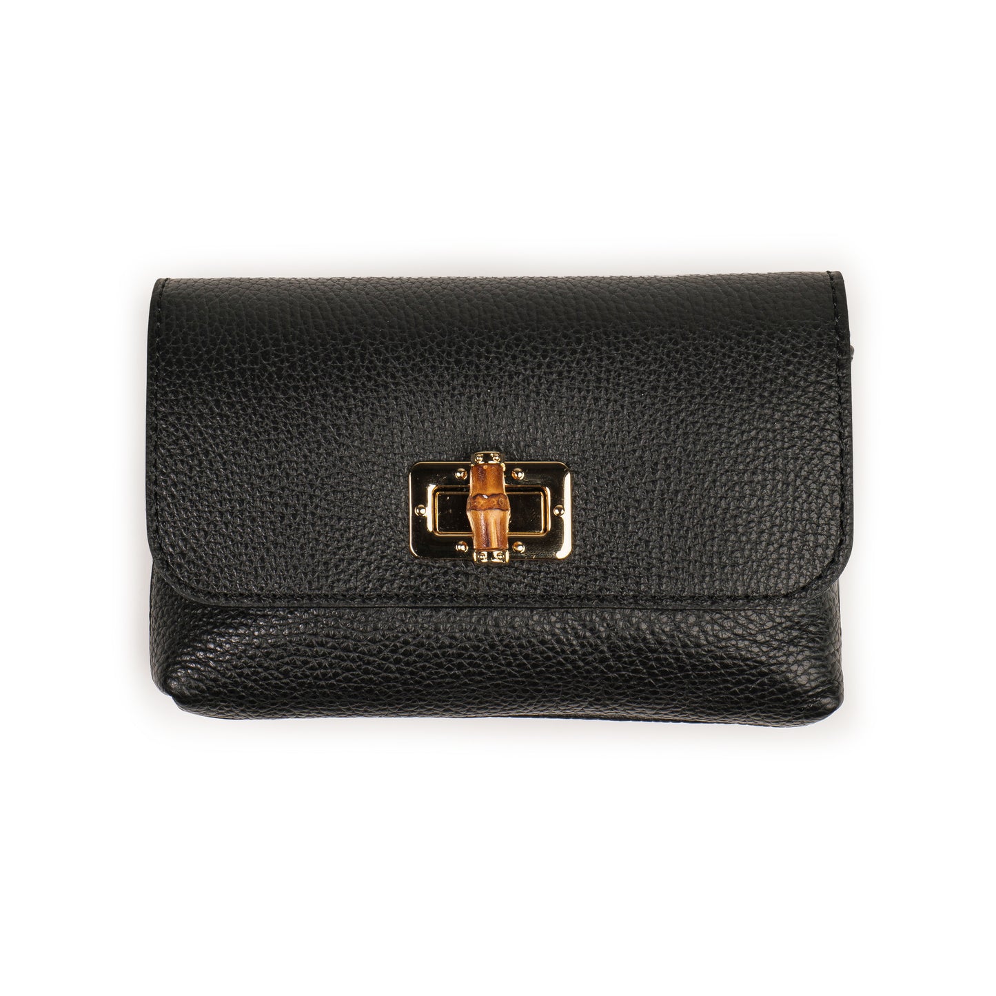 BORSA VICKY IN VERA PELLE NERO