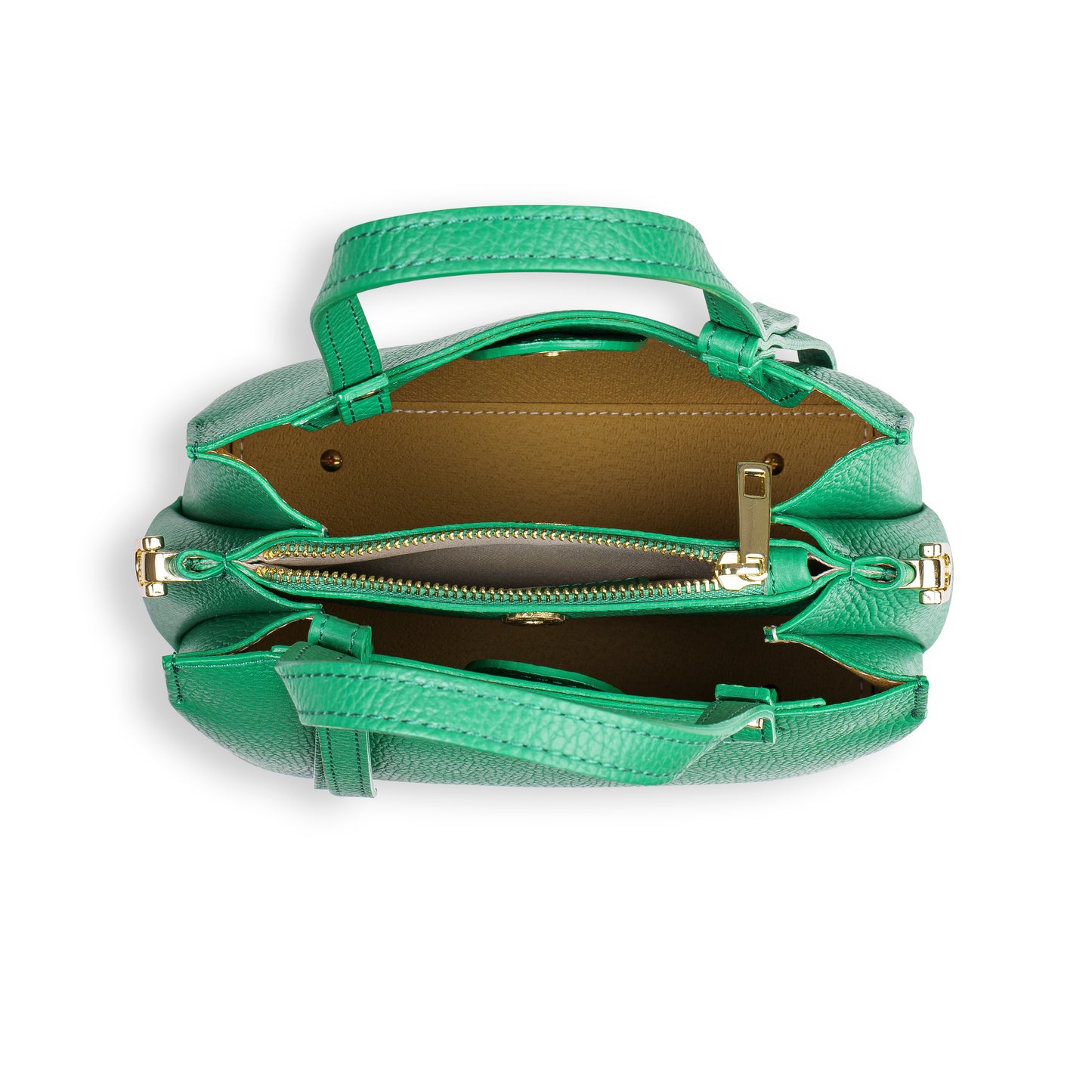 BORSA IN PELLE EVELYN VERDE