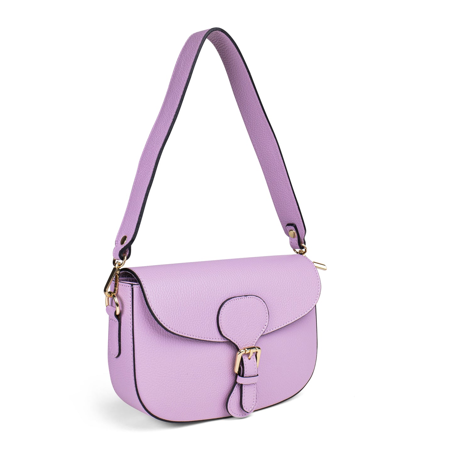BORSA GRACE IN VERA PELLE LILLA