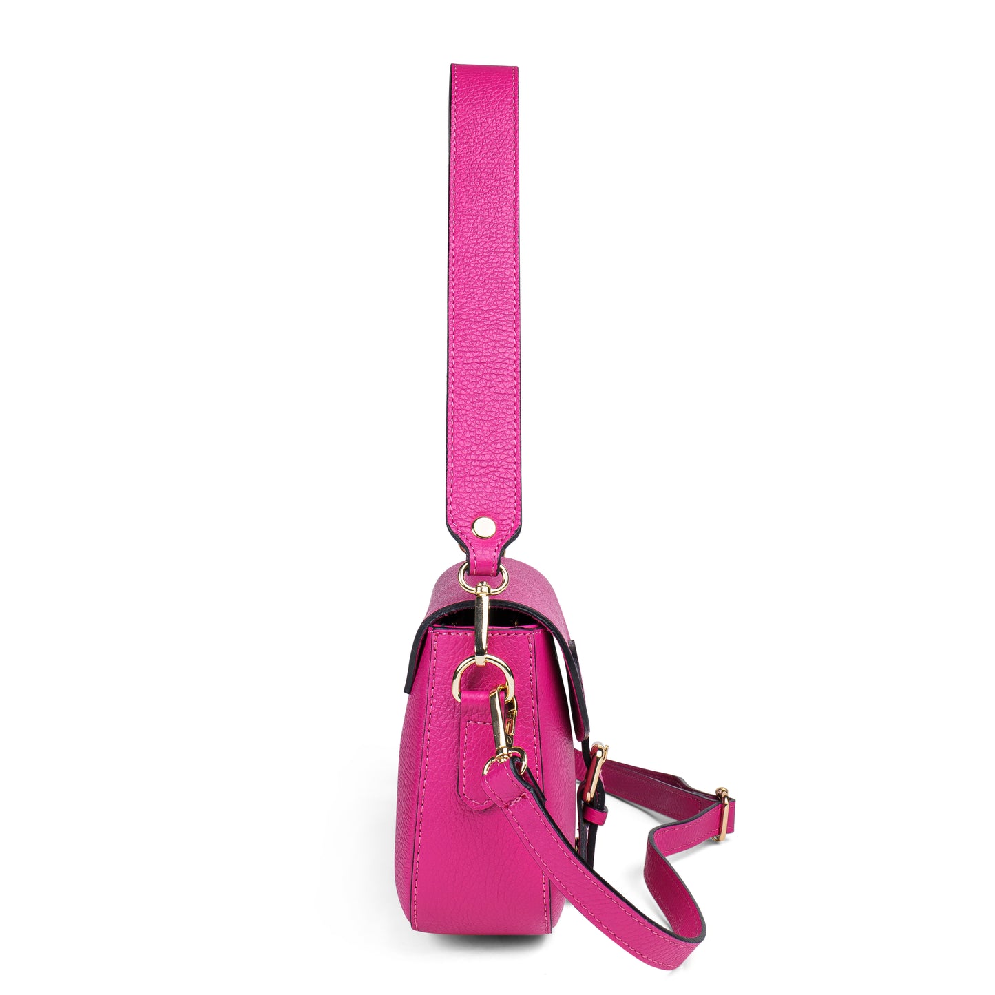 BORSA GRACE IN VERA PELLE FUXIA