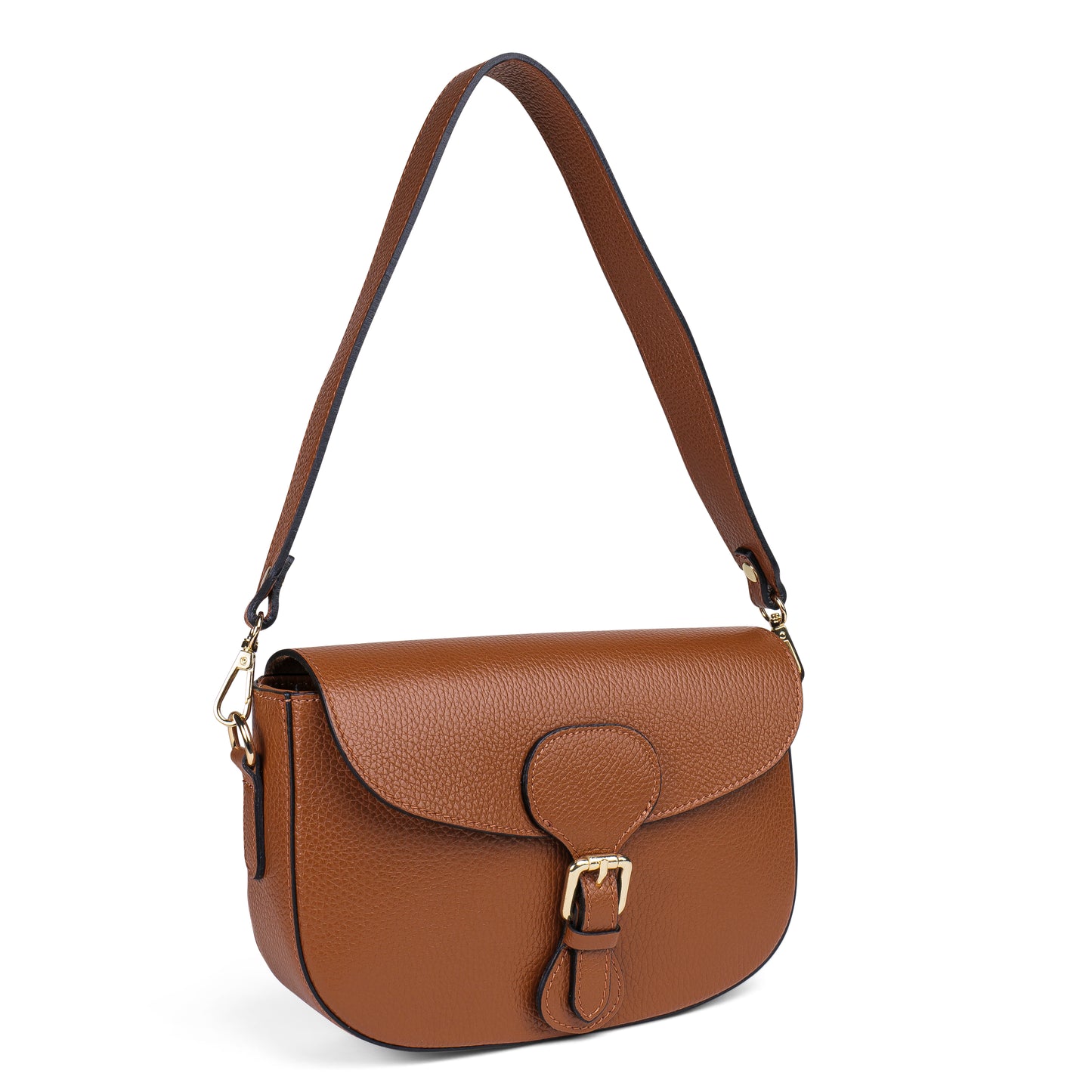 BORSA GRACE IN VERA PELLE CUOIO