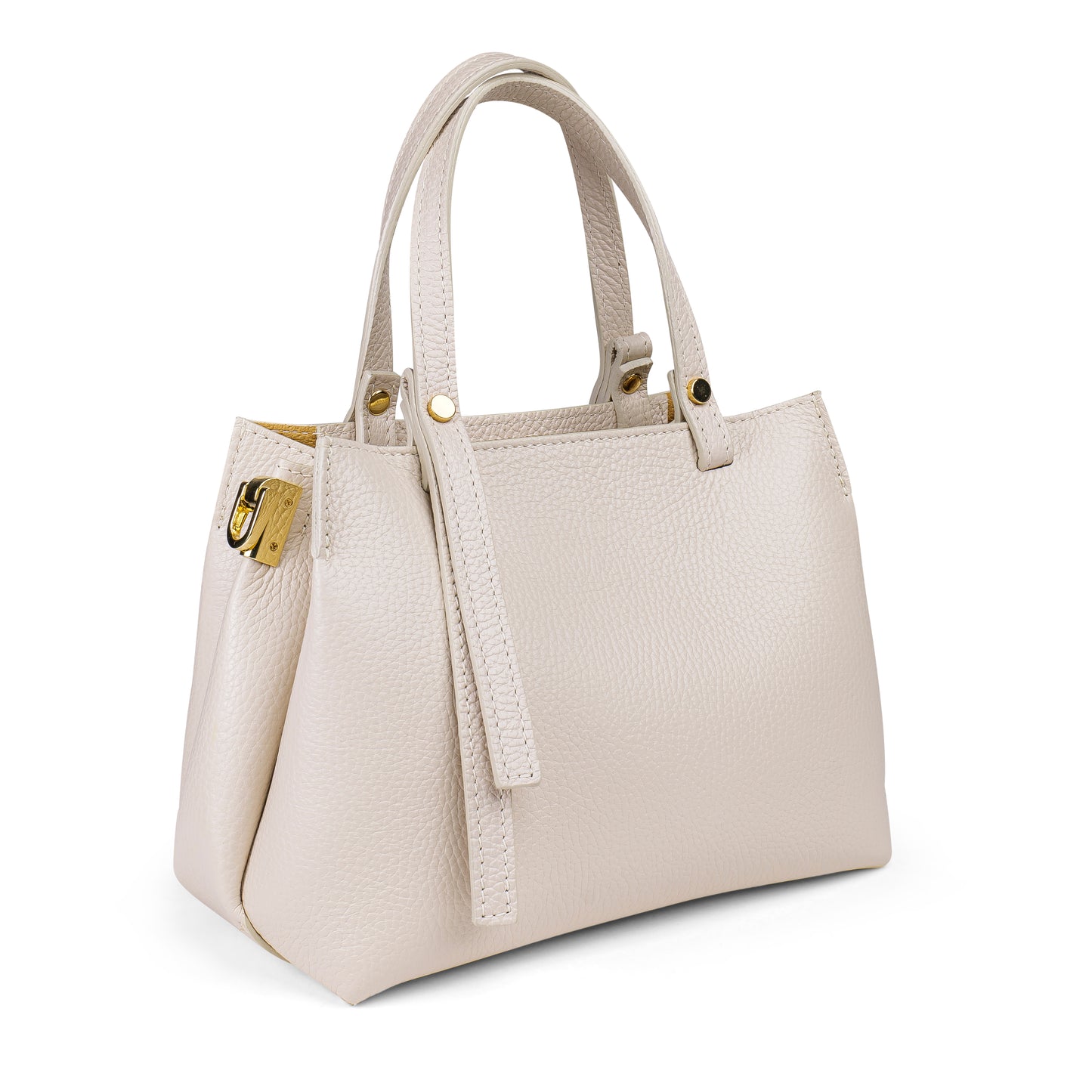 BORSA IN PELLE EVELYN BEIGE