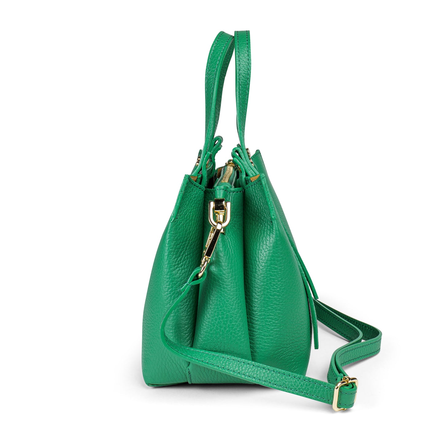 BORSA IN PELLE EVELYN VERDE