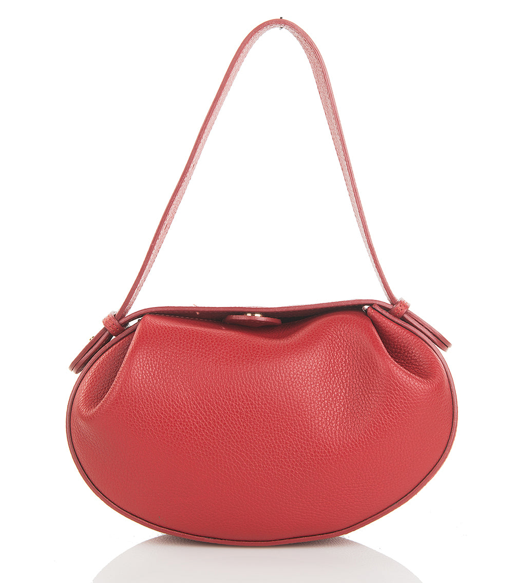 BORSA MELANIA IN PELLE ROSSA