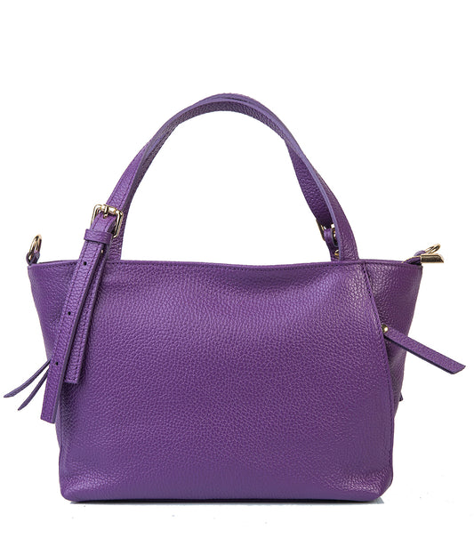 BORSA VIOLET IN PELLE VIOLA