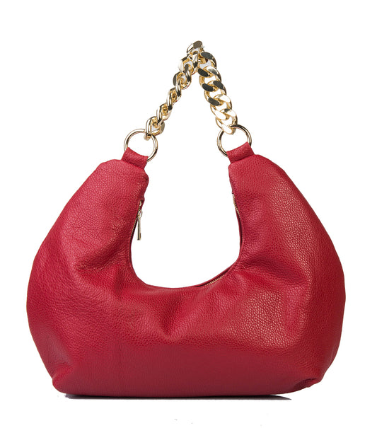 BORSA RUBY IN PELLE ROSSA