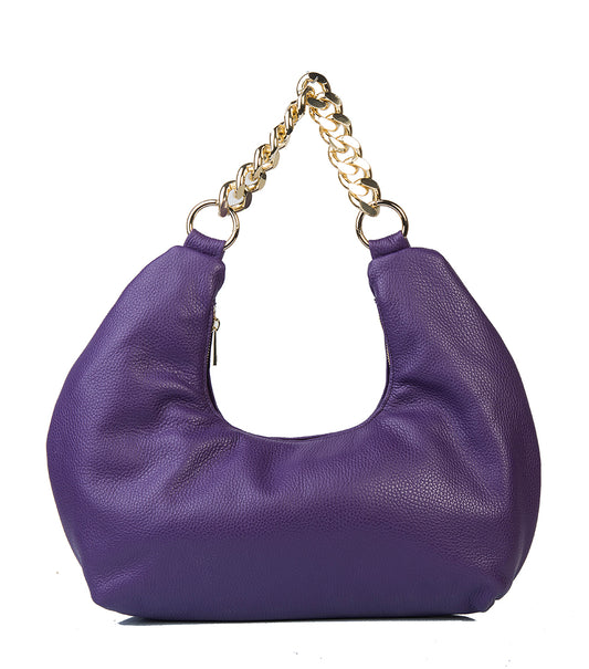 BORSA RUBY IN PELLE VIOLA