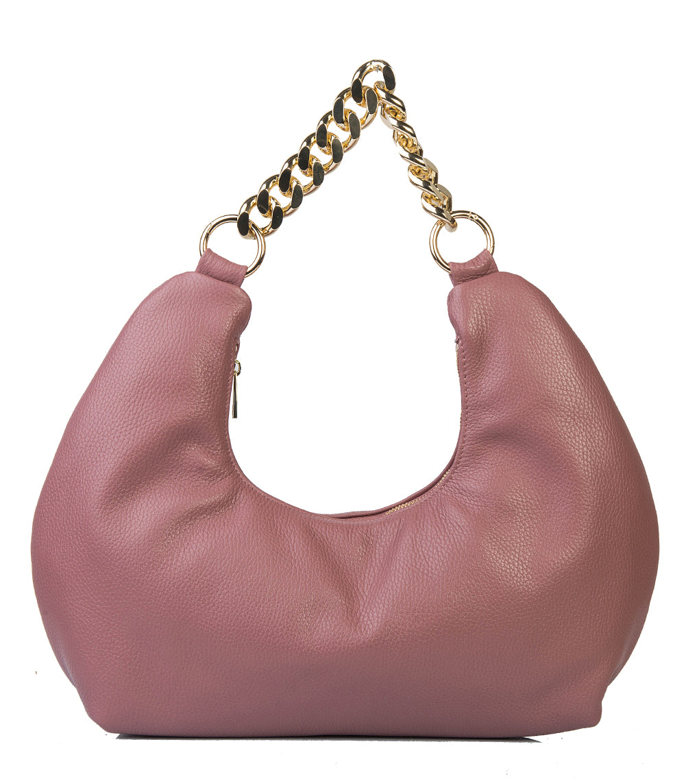 BORSA RUBY IN PELLE ROSA ANTICO