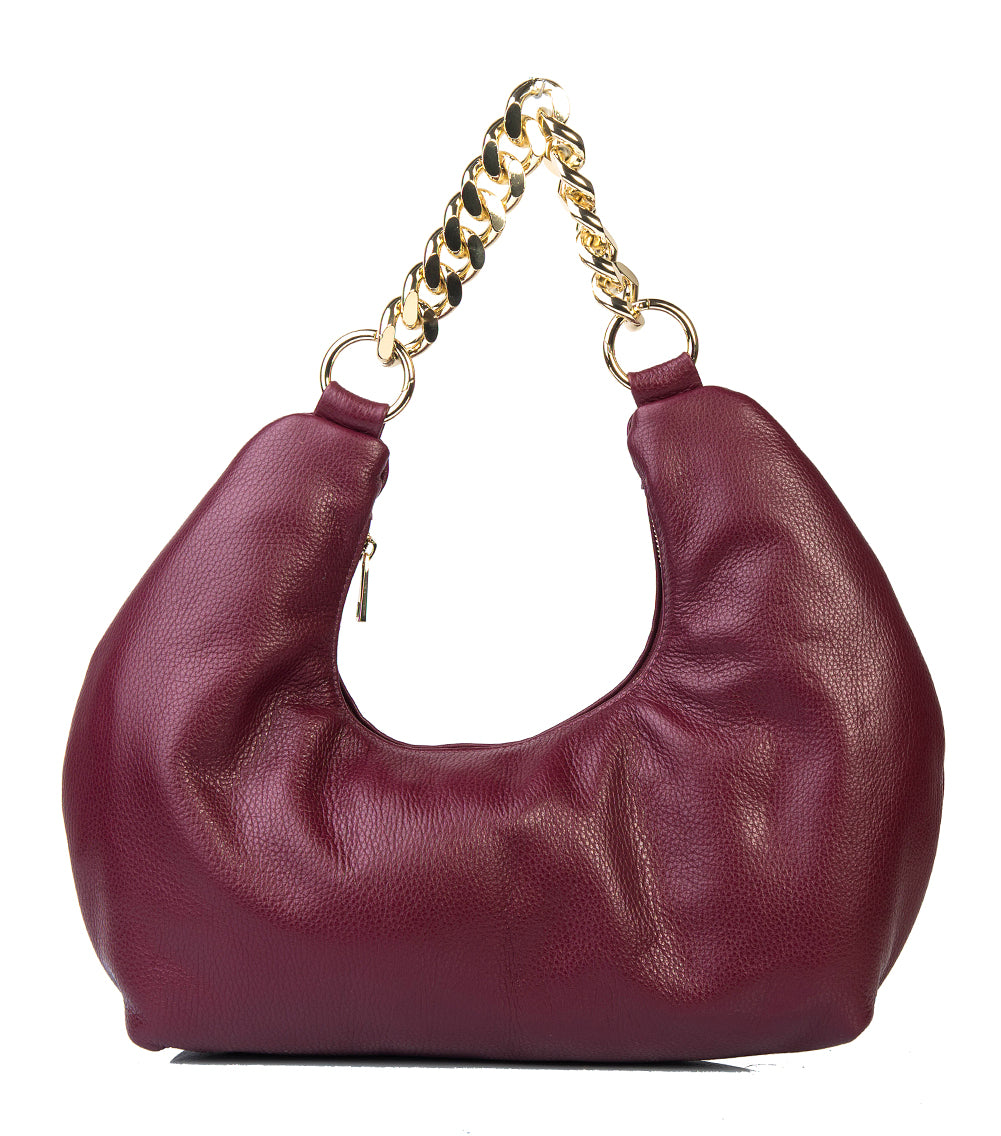 BORSA RUBY IN PELLE PRUGNA