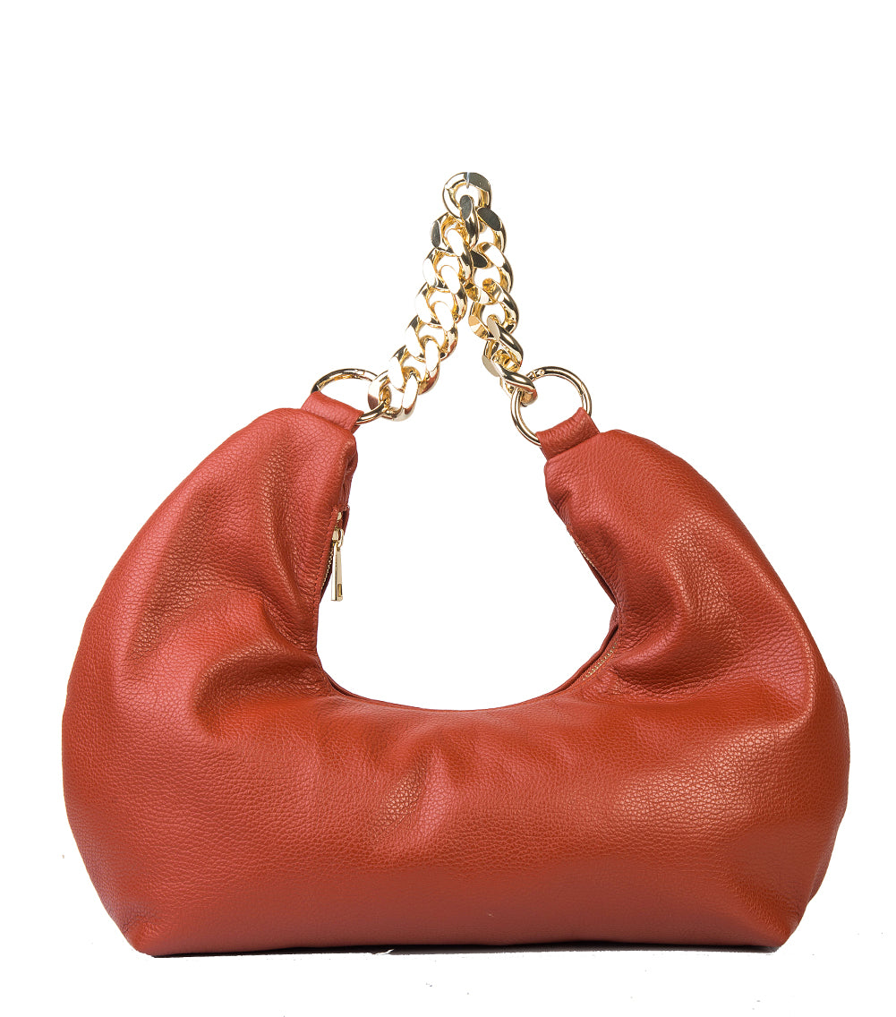 BORSA RUBY IN PELLE ARANCIONE