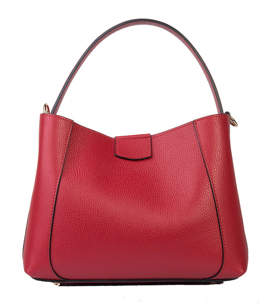 BORSA SIENNA IN PELLE ROSSA