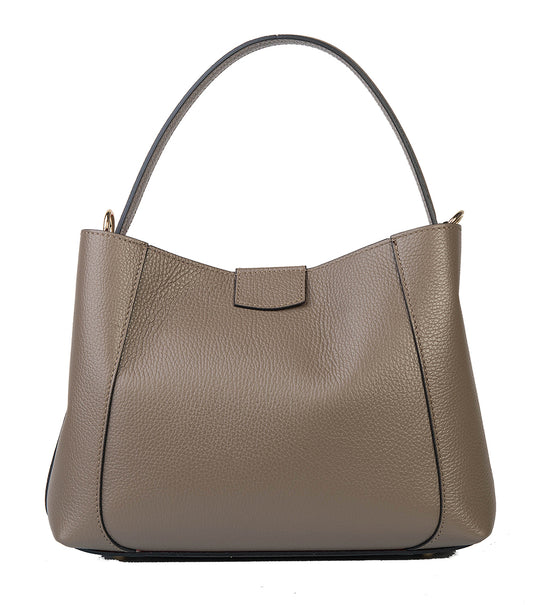 BORSA SIENNA IN PELLE TAUPE