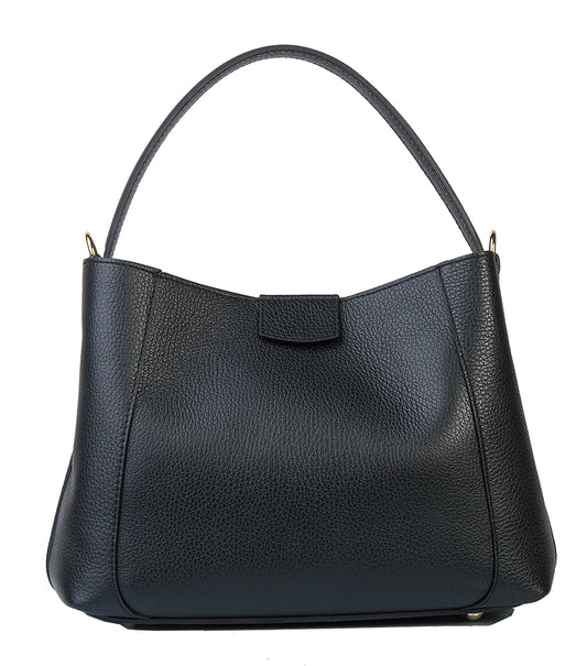 BORSA SIENNA IN PELLE NERO